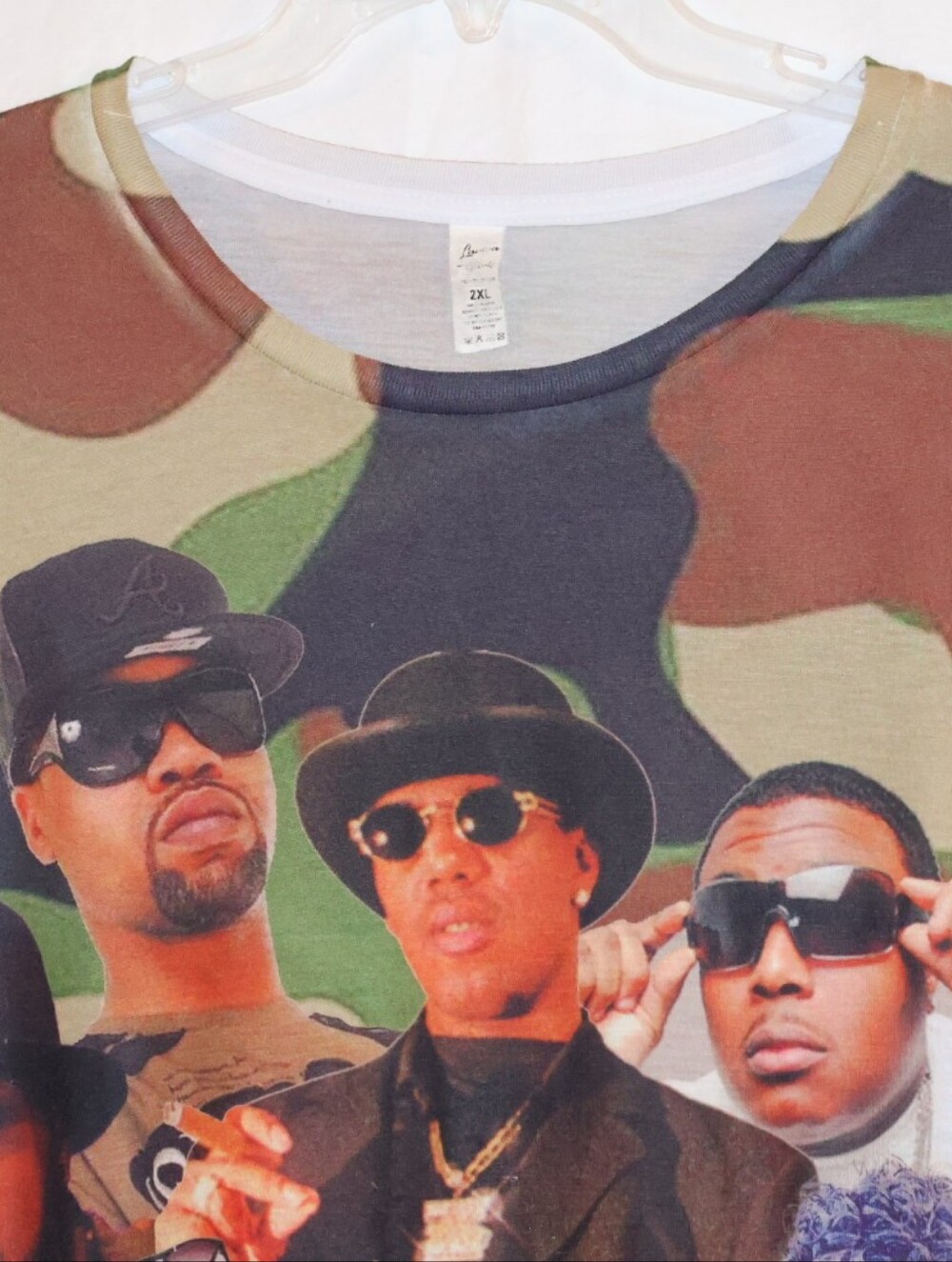Vintage-Style No Limit Records Graphic Camo Tee. - Picture 2 of 6